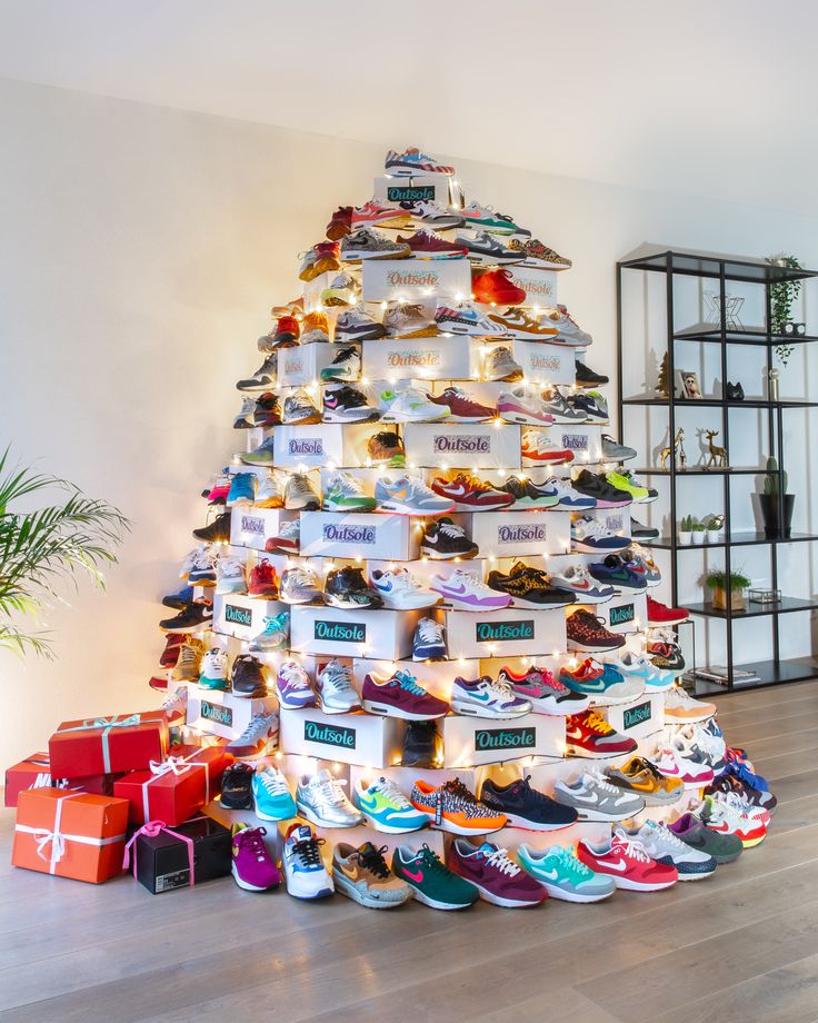 sapin de noel sneakers outsole