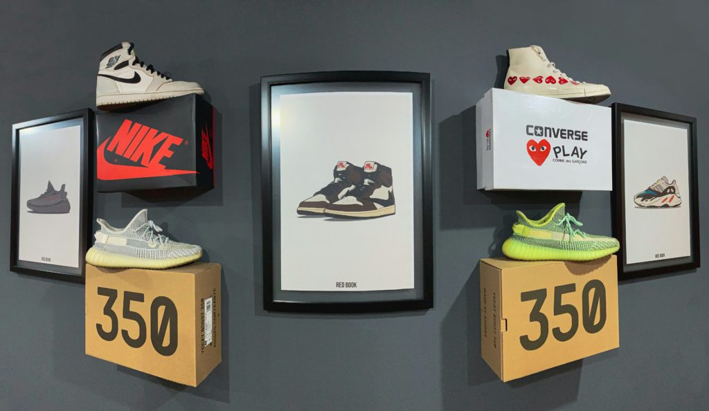 décoration sneakers