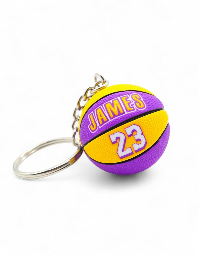 porte clé ballon lebron james lakers