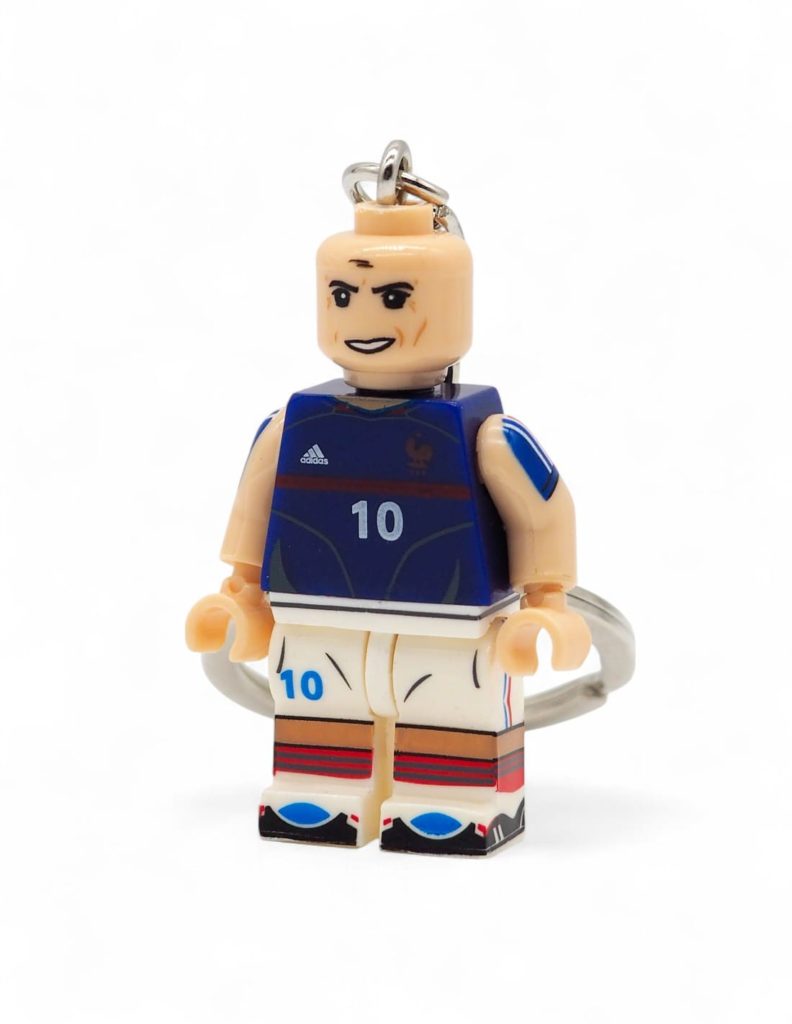 porte clé zinédine zidane équipe de france